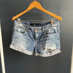 Joe's Jeans Cuffed Denim Jean Shorts, Size 28, EUC